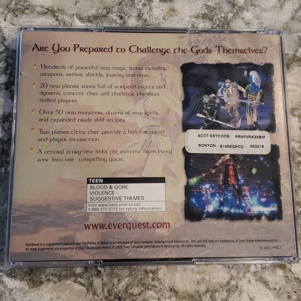 EverQuest Planes of Power PC Game